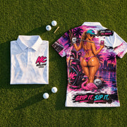 Grip It, Sip It — White · front and back on the green thumbnail 1